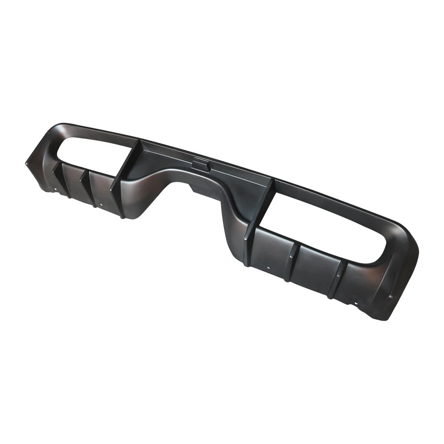 Mini Cooper S Rear Diffuser with New F55 F56 F57 Rear Lip Splitters Body Kit with Bumper Cut-Outs for Exhaust Condition New